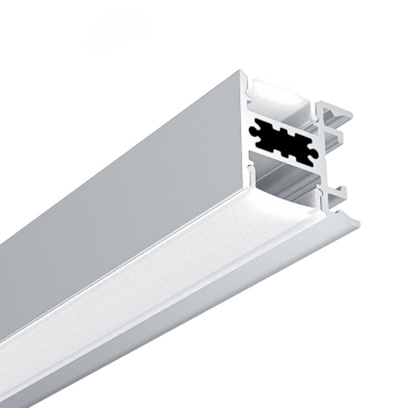 Tapa para perfil de Aluminio tira LED doble  23.5x22.6mm