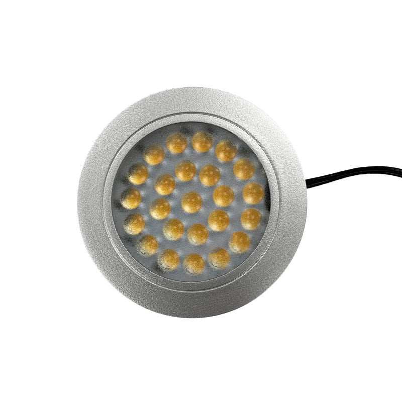 Downlight bajo mueble 2W empotrable y de superficie 12V