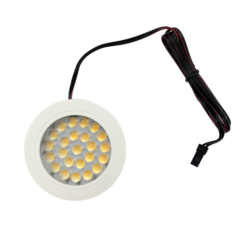 Downlight bajo mueble 2W empotrable y de superficie 12V