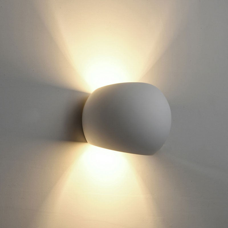 Aplique de pared de escayola "Ball" G9