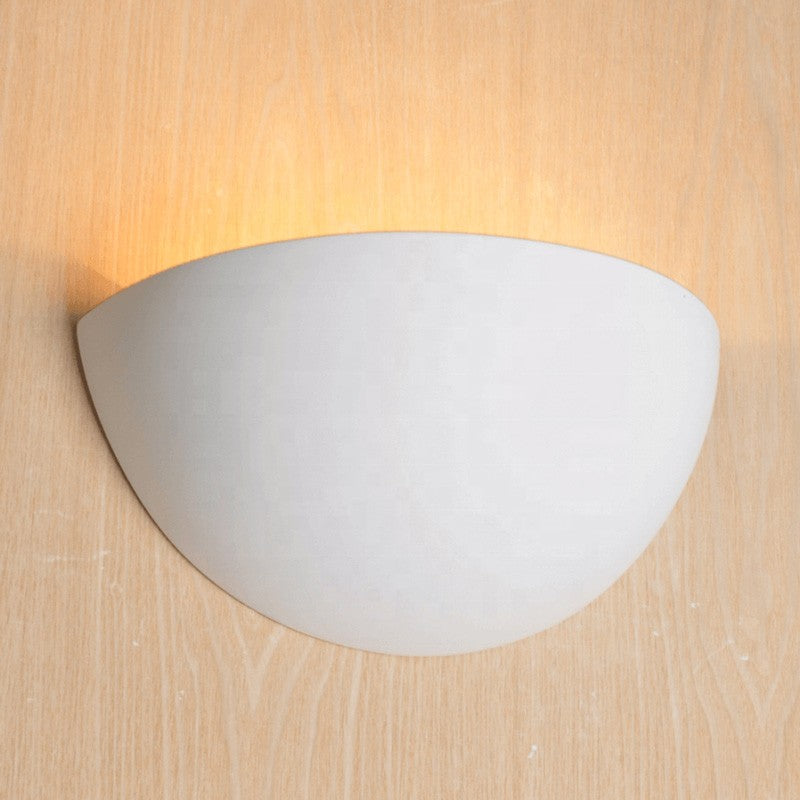 Aplique de pared de escayola "HALF" E14