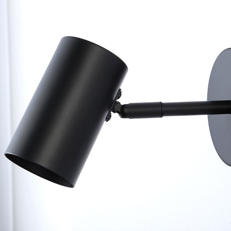 Aplique de pared interior orientable "Ben" con cable y enchufe - E27