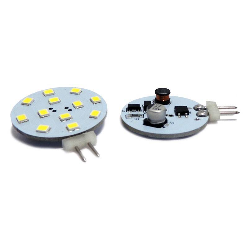 Bombilla LED G4 Bi-Pin 2,3W plana