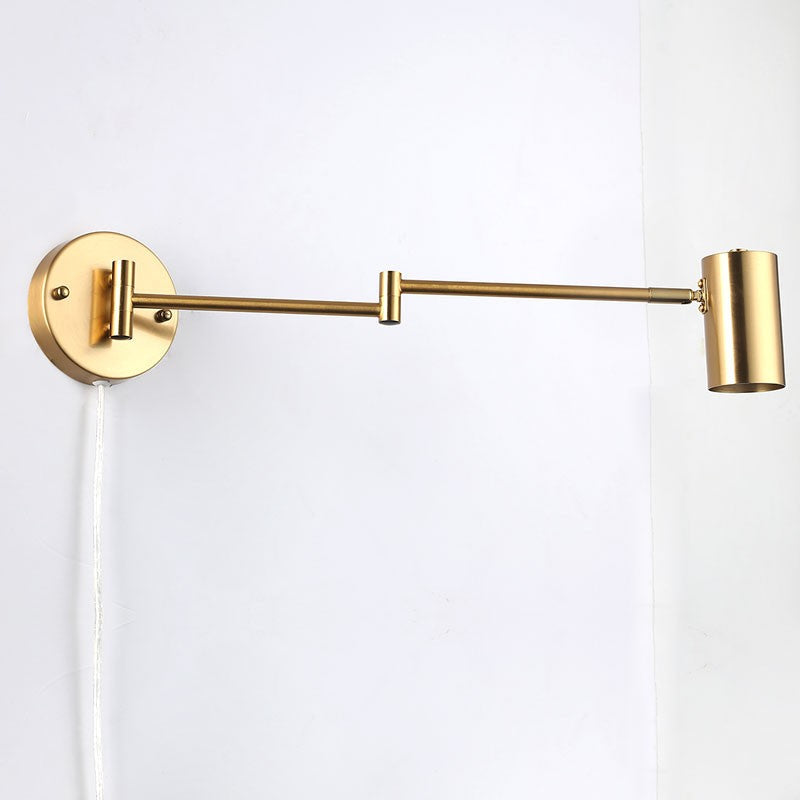 Aplique de pared extensible con enchufe "Lisa" - E27 G45