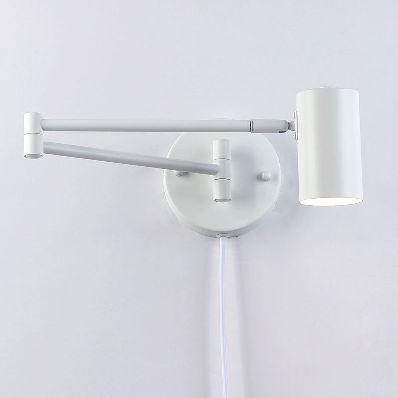 Aplique de pared extensible con enchufe "Lisa" - E27 G45
