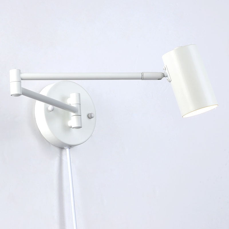 Aplique de pared extensible con enchufe "Lisa" - E27 G45