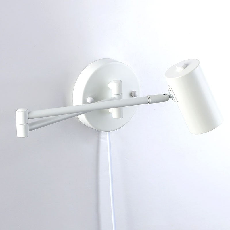 Aplique de pared extensible con enchufe "Lisa" - E27 G45