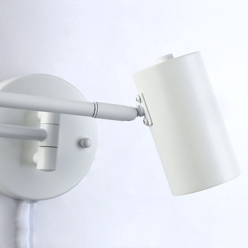 Aplique de pared extensible con enchufe "Lisa" - E27 G45