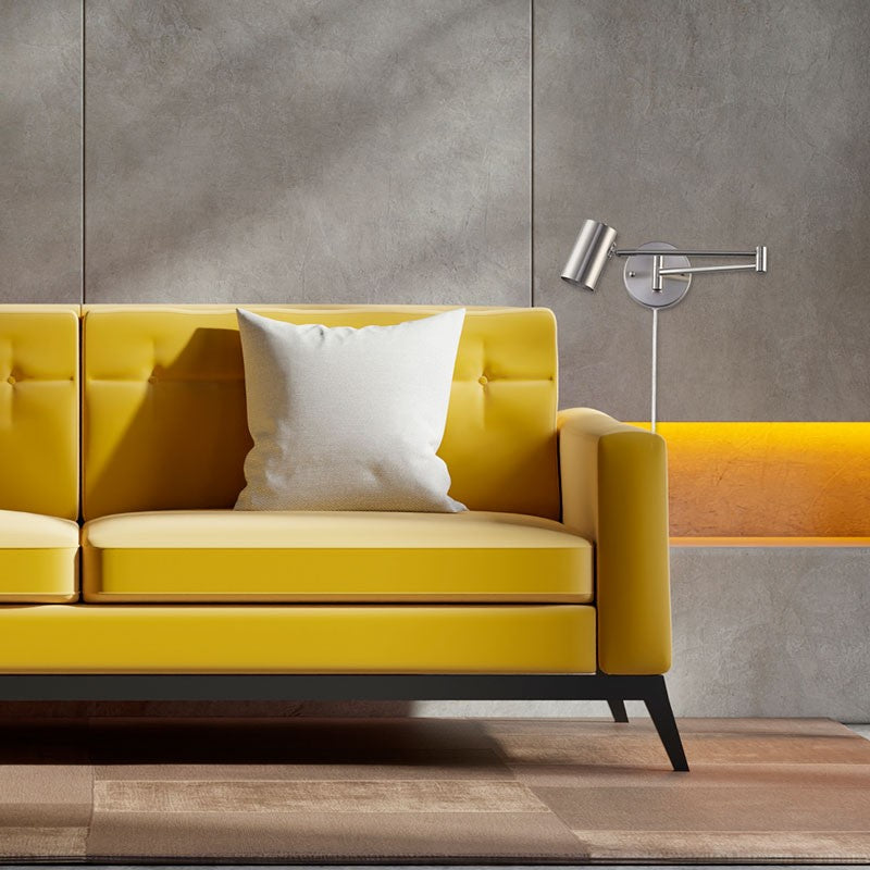 Aplique de pared extensible con enchufe "Lisa" - E27 G45