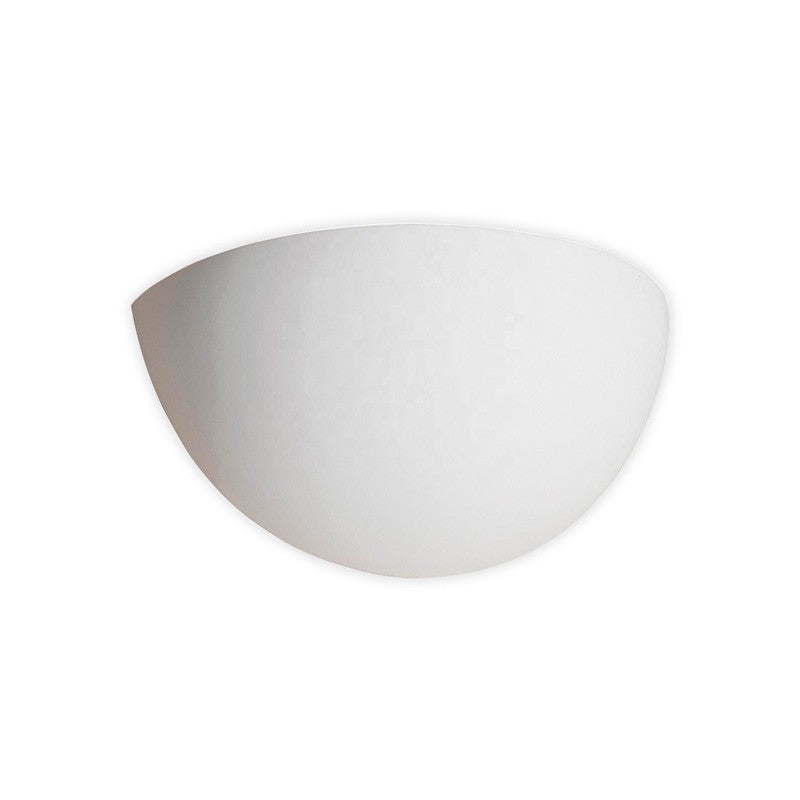 Aplique de pared de escayola "HALF" E14