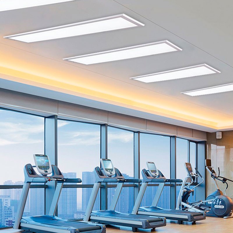 Panel LED slim de superficie 120X30 cm - Driver Philips - 44W - UGR19 - Con KIT de montaje