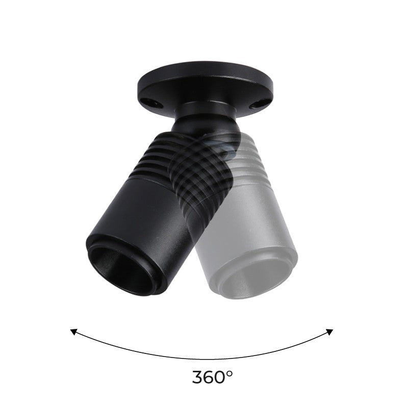 Aplique de techo con zoom - Orientable - 2700K - 3W