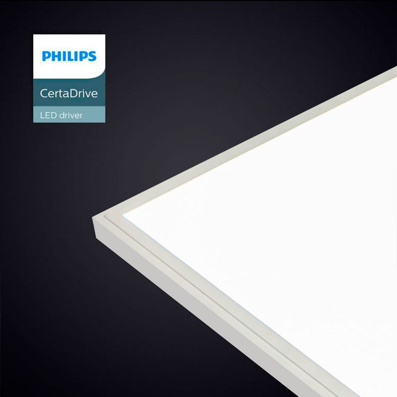 Panel LED de superficie slim 60X60 cm - Driver PHILIPS - 44W - UGR19 - con KIT de montaje
