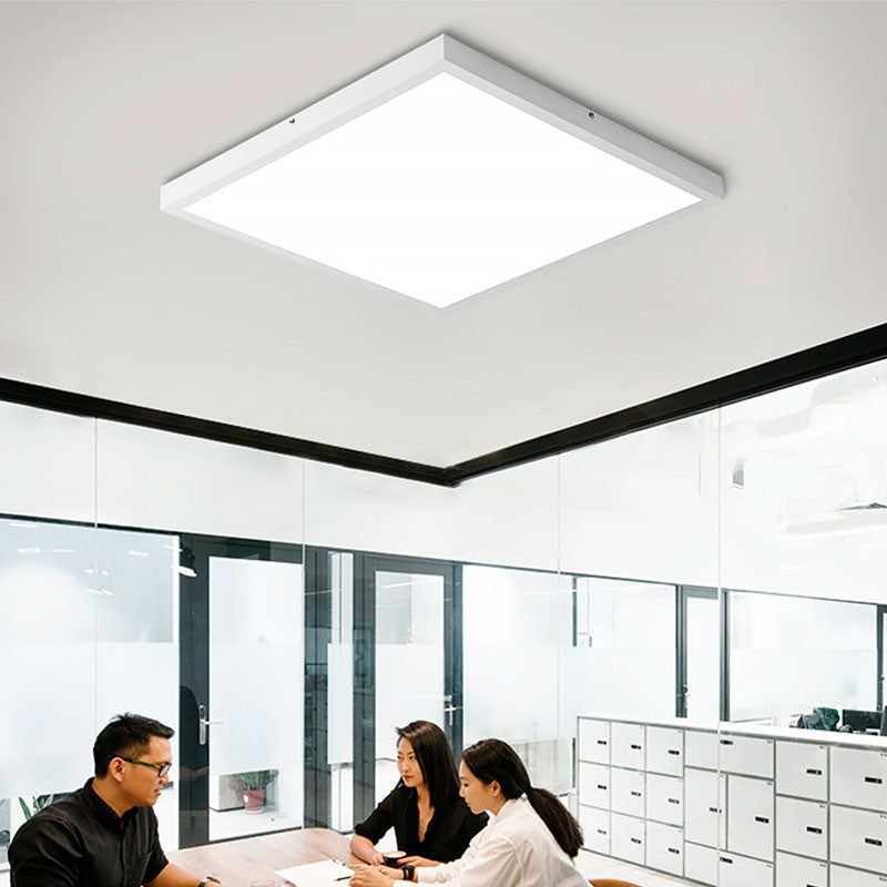 Panel LED slim de superficie 60x60cm - Driver OSRAM - 40W - UGR18 - CRI90 - Con KIT de montaje