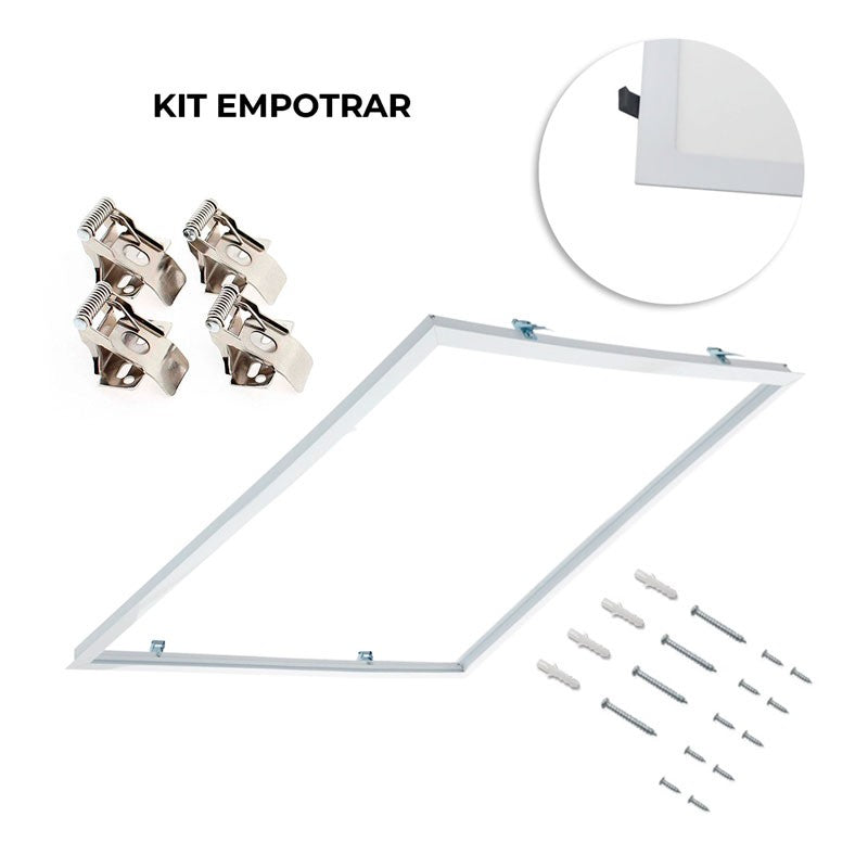 Kit Marco empotrable para Paneles LED 120x60