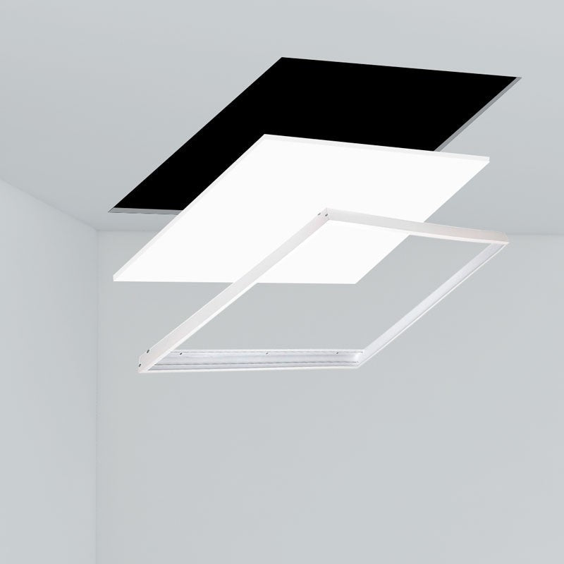 Panel LED de superficie WIFI SMART RGB / RGBW + CCT - 60x60 cm - 40W - Con KIT de montaje