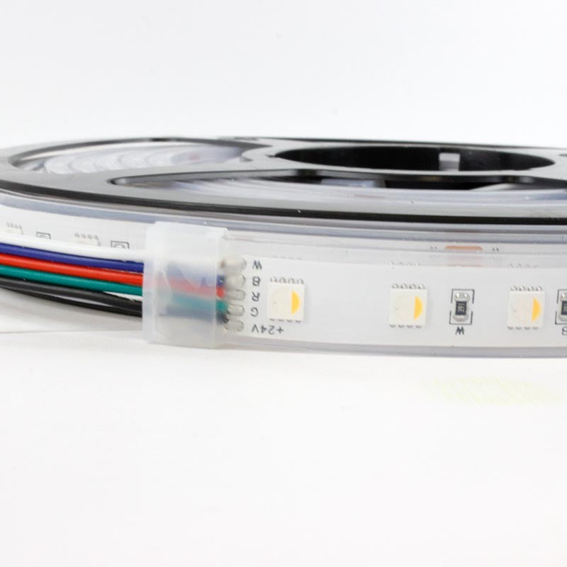 Tira LED estanca RGBWW - 19W/m - 24V - 60 LED/M - IP67 - 5m