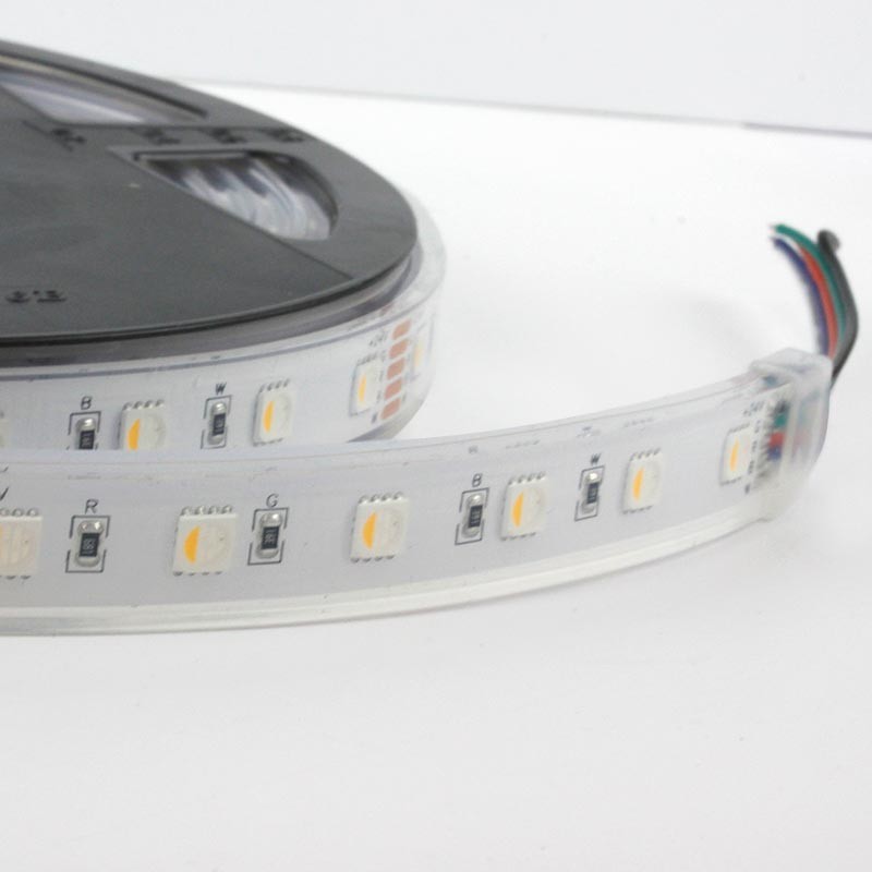 Tira LED estanca RGBWW - 19W/m - 24V - 60 LED/M - IP67 - 5m