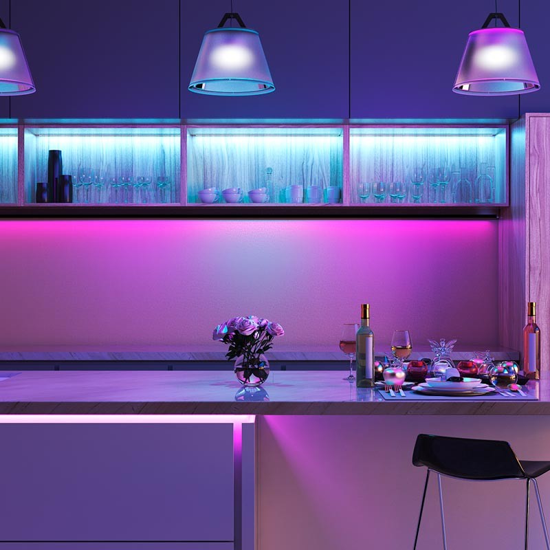 Tira LED estanca RGBWW - 19W/m - 24V - 60 LED/M - IP67 - 5m