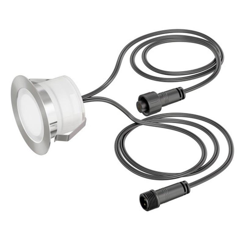 Kit 6 focos LED empotrables en suelo 0,3W 12V-DC IP67