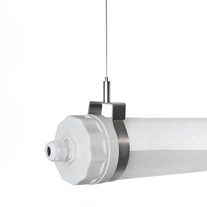 Luminaria estanca tubular para uso industrial - 120cm - 30W - IP65 - IK10