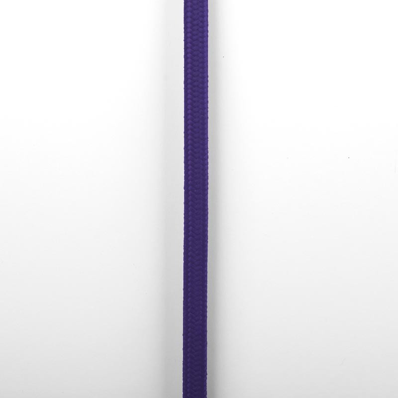 Cable eléctrico redondo revestido de algodón Violeta