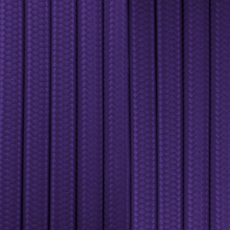 Cable eléctrico redondo revestido de algodón Violeta