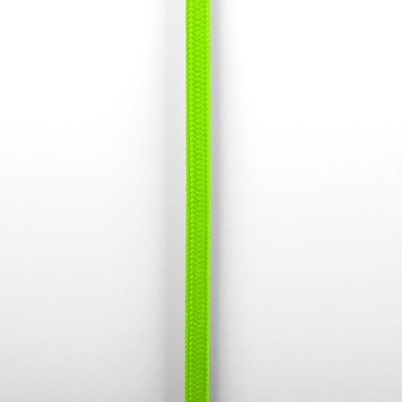 Cable eléctrico redondo revestido de algodón Verde Cítrico