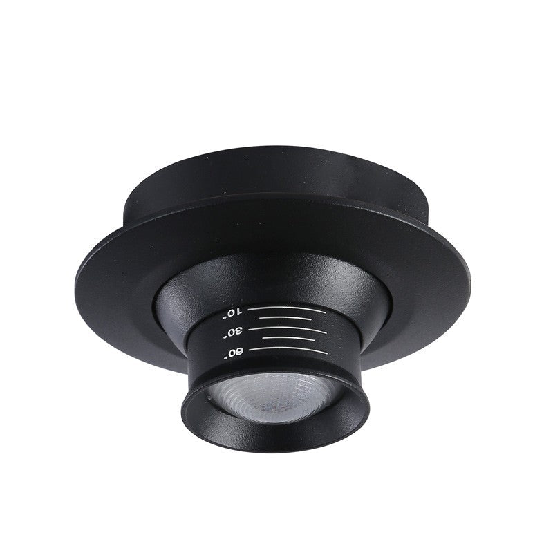 Foco empotrable LED con zoom - Orientable - Chip Cree - 2700K - 3W