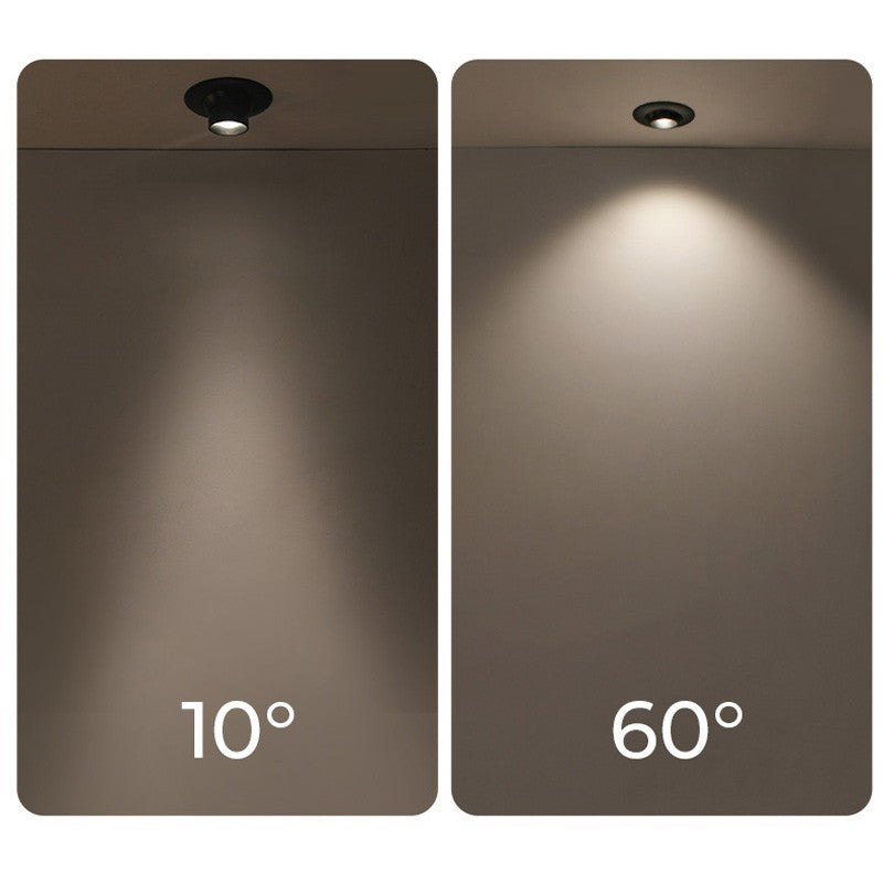 Foco empotrable LED con zoom - Orientable - Chip Cree - 2700K - 3W
