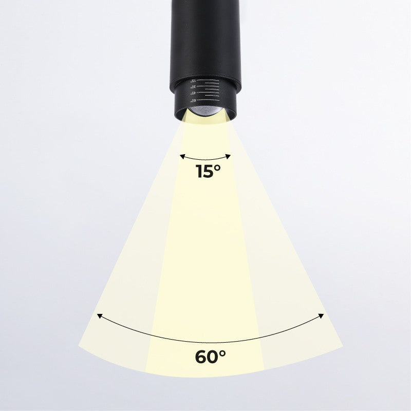 Aplique de techo LED 8W - Ángulo lumínico ajustable - 2800K