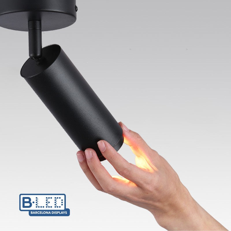 Aplique de techo LED orientable 8W - Ángulo ajustable - 2800K