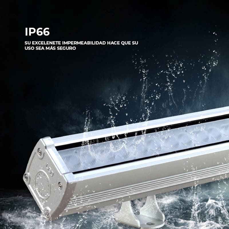 Bañador de pared LED RGB+CCT 24W control RF/WiFi | Mi Light