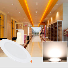 Downlight LED circular empotrable 25W - Uso profesional - Ø190 mm