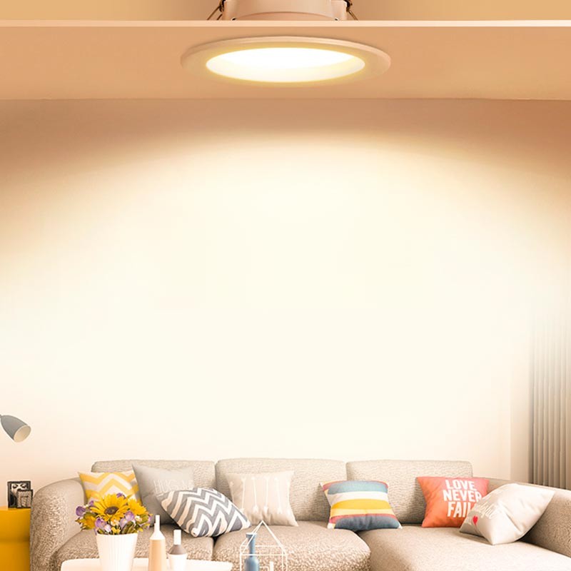Downlight LED circular empotrable 25W - Uso profesional - Ø190 mm
