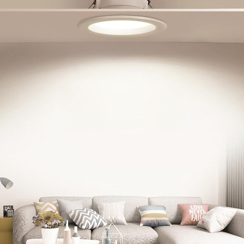 Downlight LED circular empotrable 25W - Uso profesional - Ø190 mm