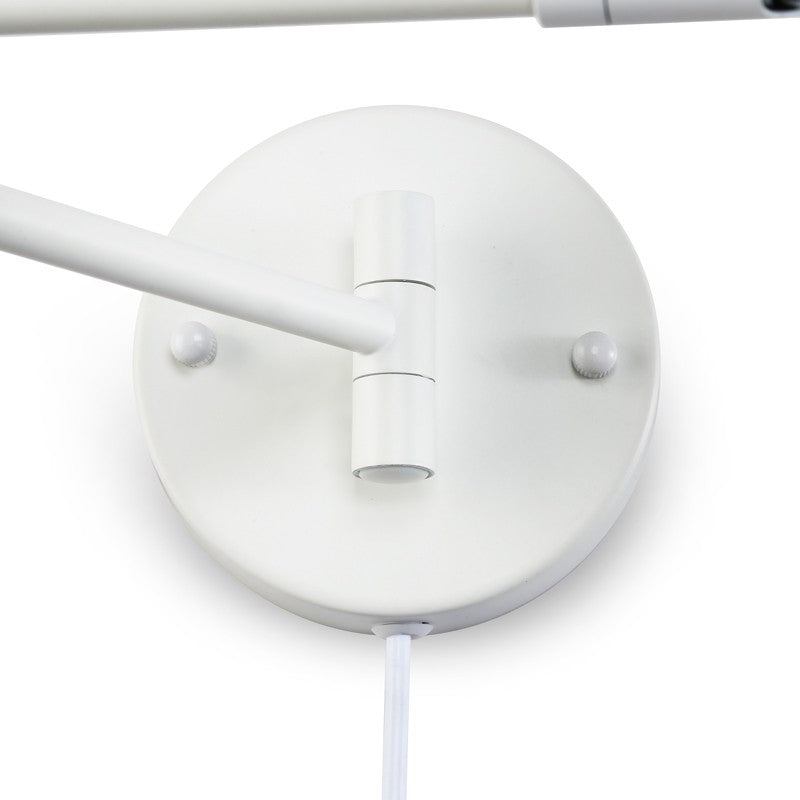 Aplique de pared con brazo articulado y enchufe "SILVA"