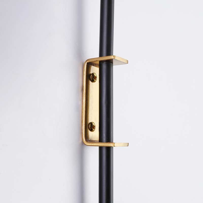 Aplique de pared bola cristal con cable y enchufe "Bilsen" - E27