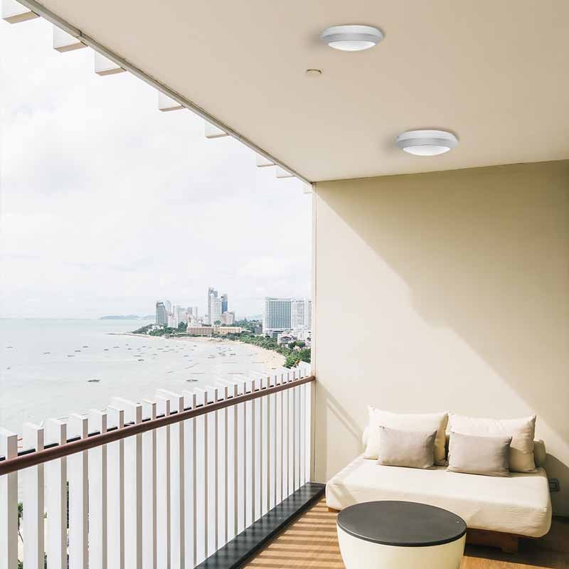 Plafón de exterior estanco de pared o techo FUMAGALLI BERTA E27 IP66