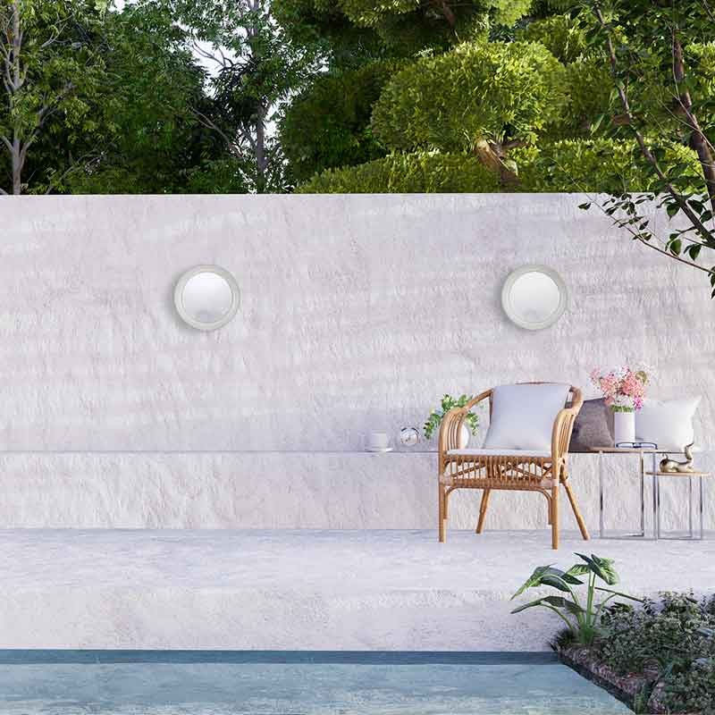 Plafón estanco para techo o pared FUMAGALLI UMBERTA 2x E27 IP66
