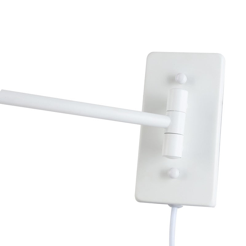 Aplique de pared con brazo articulado y enchufe "Clark" - E27