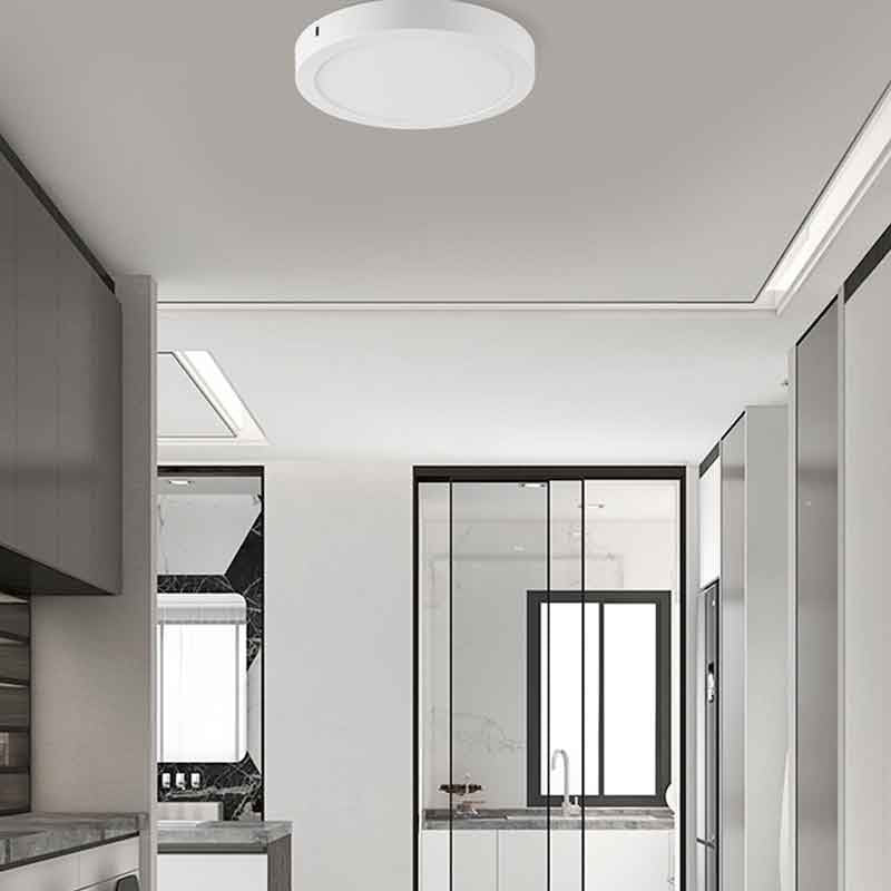 Plafón LED de superficie 6W Alta Eficiencia