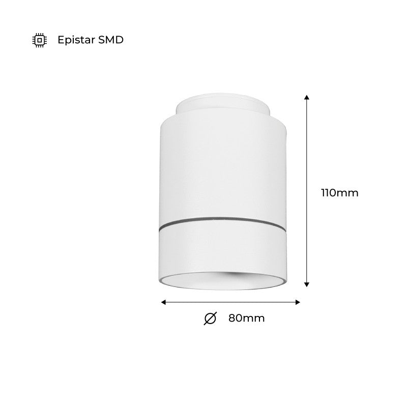 Aplique de techo moderno "Roller" 7W