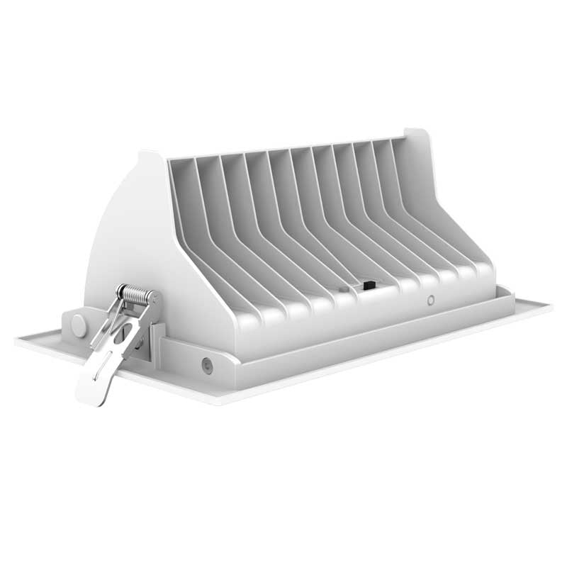 Downlight LED rectangular orientable CCT 38W - Blanco - 120° Driver LIFUD