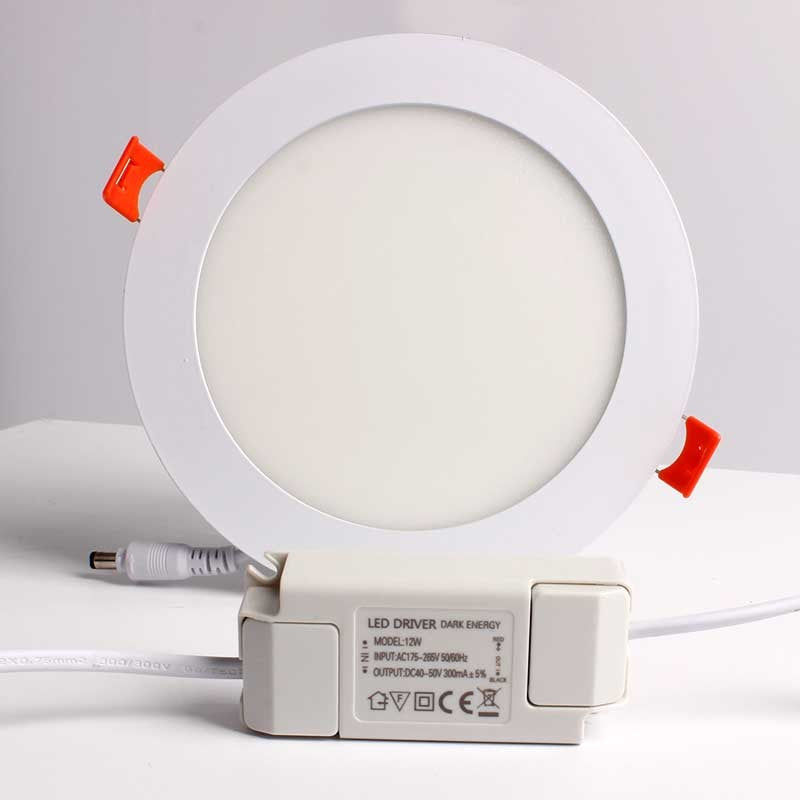 Downlight LED empotrable circular SLIM 12W - Corte Ø155mm