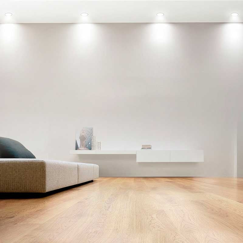 Downlight LED empotrable circular SLIM 12W - Corte Ø155mm