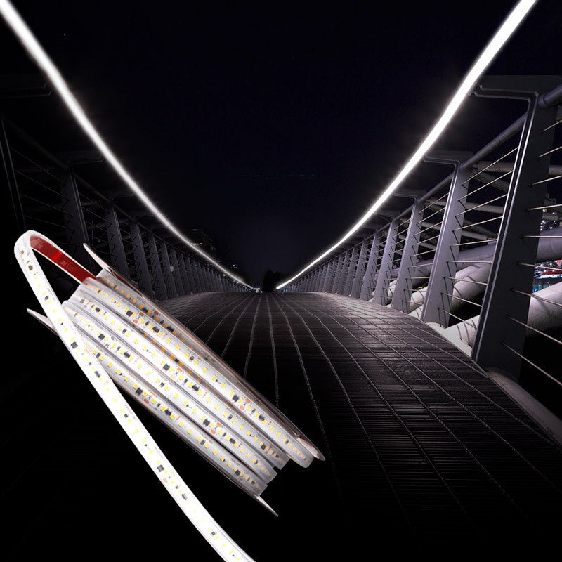Tira LED 220V - 300W (2400xSMD2835) - 12mm - Apta exterior: IP67 - Rollo 20 metros