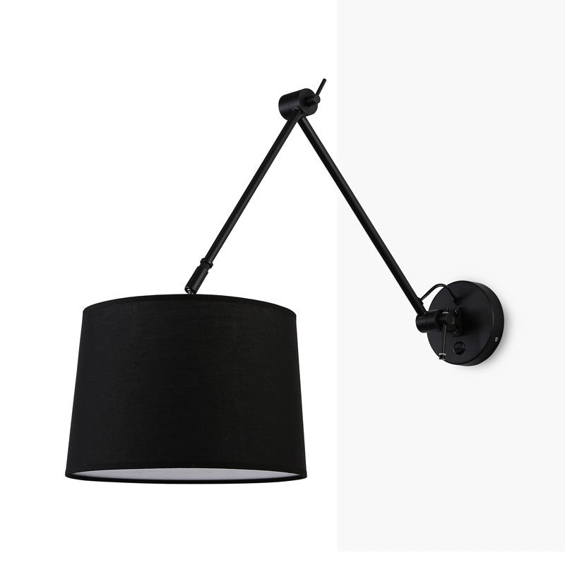Aplique de pared cilíndrico con diseño clásico y articulado "ELBOW" E27