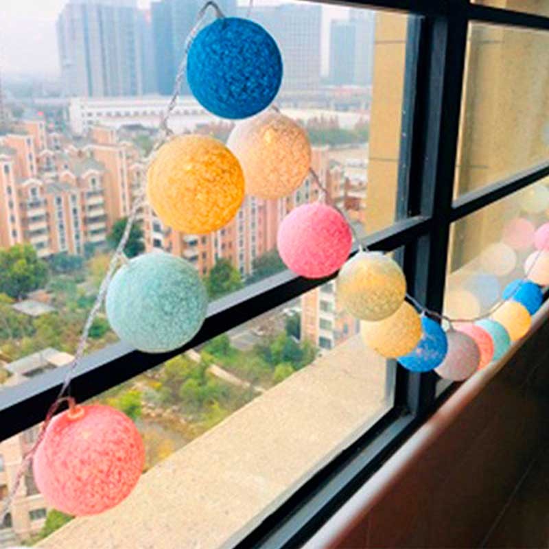 Guirnaldas decorativas de luces LED USB