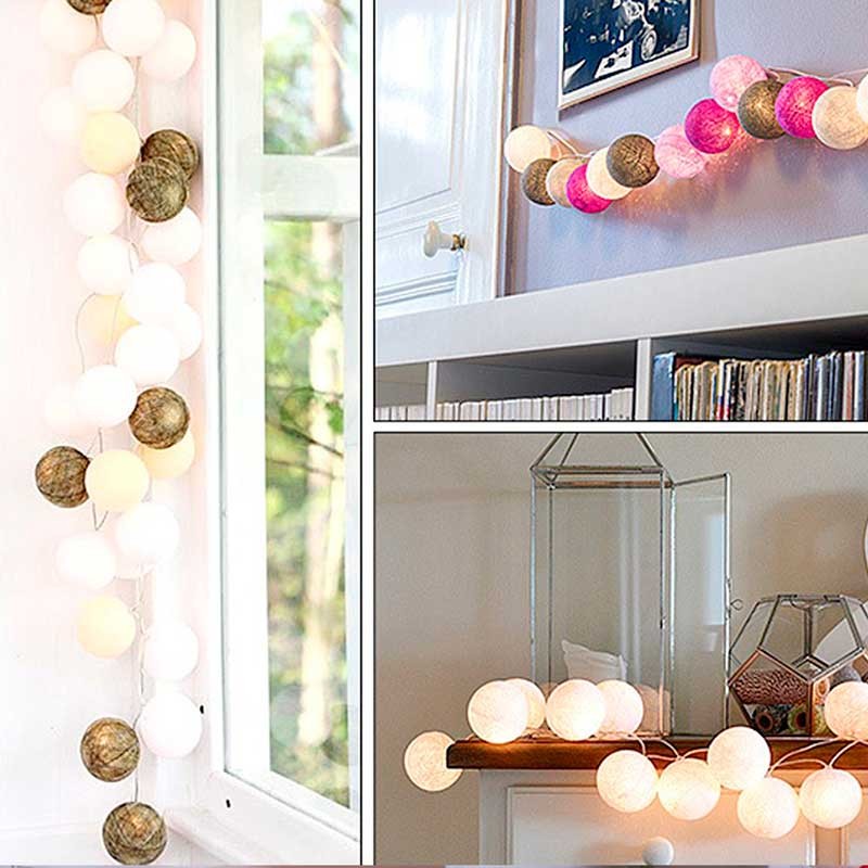 Guirnaldas decorativas de luces LED USB